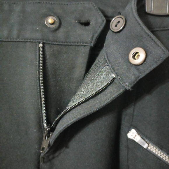 Athleta ponte zipper skinny pants Sz 8 - Picture 4 of 8